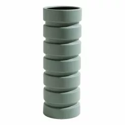 Kas Mima Vase Jade 12.5 X 12.5 X 32.5 Cm