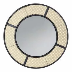 Amalfi Lagoon Mirror 80 X 4 X 80cm Natural